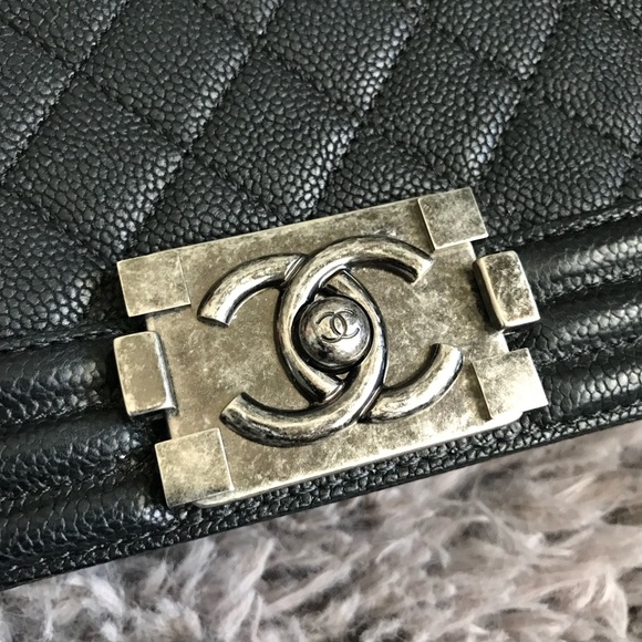 ❌SOLD❌ Chanel Small Caviar Boy Bag - Picture 3 of 8
